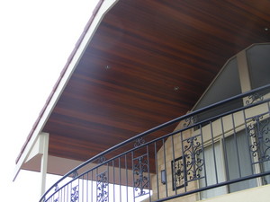 Bill's Contracting Pic 4 - alfresco linned with prefinished cedar