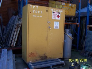 Environmental Control Equipment Hire Pic 3 - Flammable Goods Cabinet