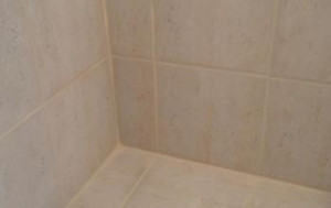 Shower Solutions Pic 4 - Tile regrouting Perth before