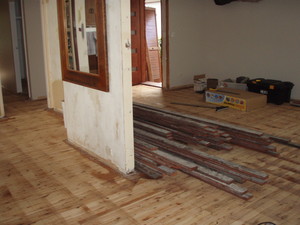 Preferred Interior Solutions Pic 4 - preparing old floor