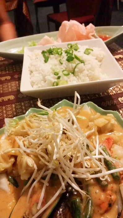 Eagle Thai Pic 1 - Seafood Penang curry coconut rice