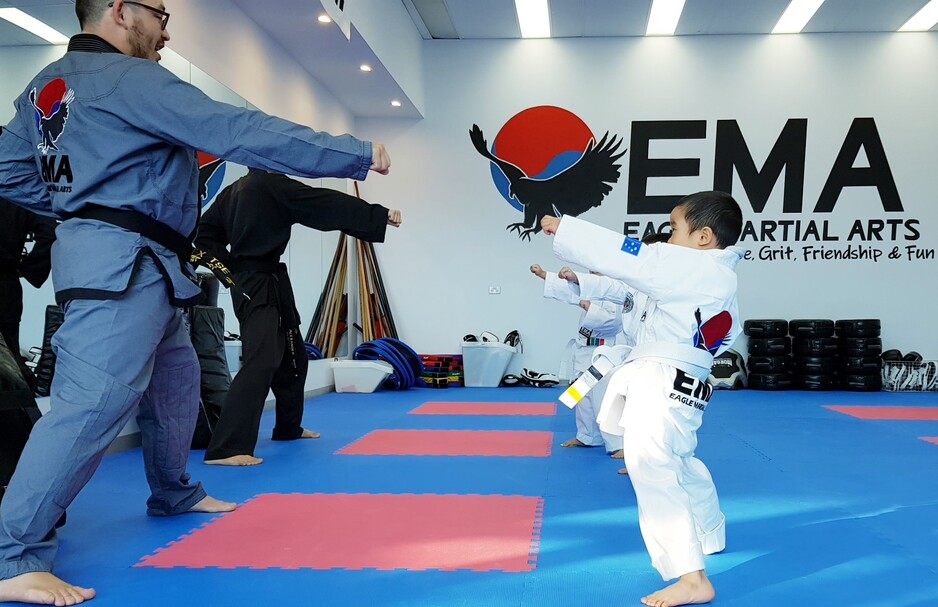 Eagle Martial Arts Pic 1 - Kids Martial Arts Confidence Behaviour Coordination Fitness Fun