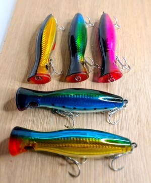 Jse Fishing Tackle Pic 5 - 125mm Poppers