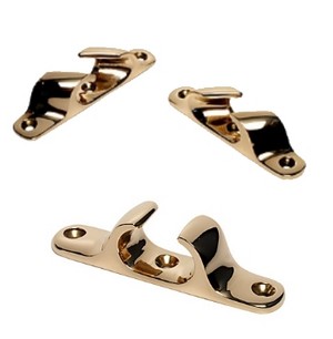 Classic Boat Supplies Pic 4 - chrome plated bronze fairleads and chocks