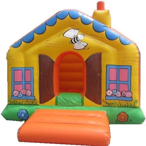 Central Coast Jumping Castle Hire Pic 1 - House Theme 35m x 45m x 35m 140 All Day Hire