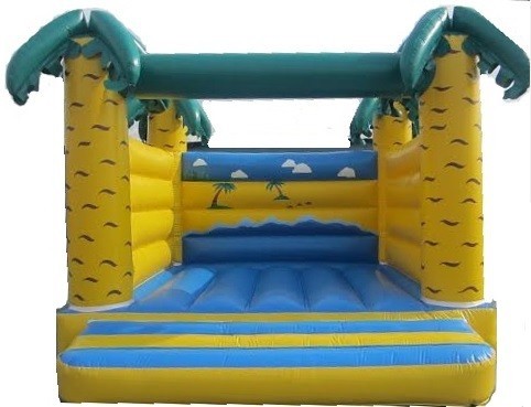 Central Coast Jumping Castle Hire Pic 2 - Palm Tree Theme 4m x 4m x 35m 150 All Day Hire