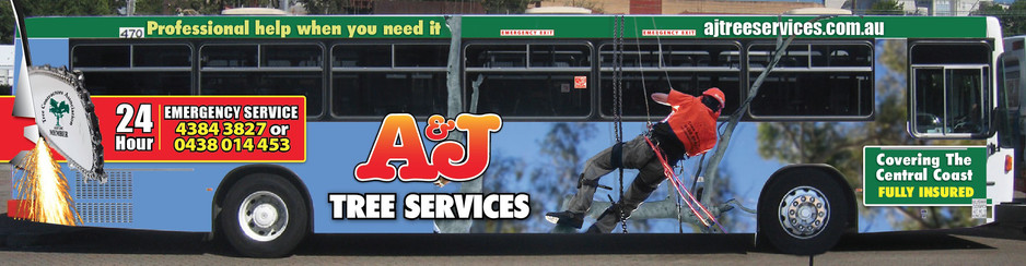 A & J Tree Services Pic 1 - Find us on the buses