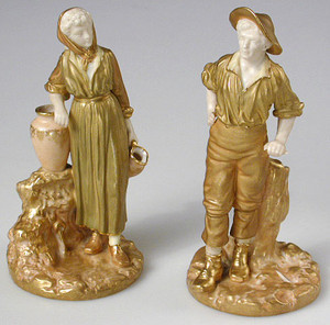 F.A.C.E. Pic 5 - Pr early Royal Worcester figures