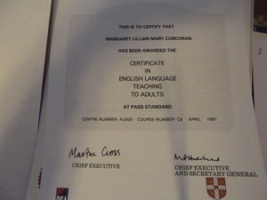 ESL Celta Grammar and Conversation Classes Pic 2 - RSA Cambridge CELTA Certificate