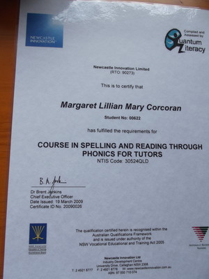 ESL Celta Grammar and Conversation Classes Pic 4 - 2008 09 Course in Spelling and Reading through Phonics for Tutors