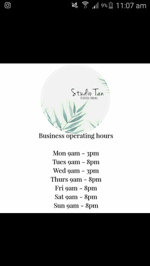 Studio Tan Airbrush Tanning Pic 3 - Opening times