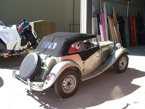 Universal Upholstery Pic 4 - MG Black Convertible Roof and Side Windows