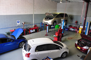 Synergy Automotive Pic 2 - Inside view of Synergy Automotives workshop