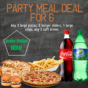 Pizza VS Burger Pic 3 - Party Meal Deal