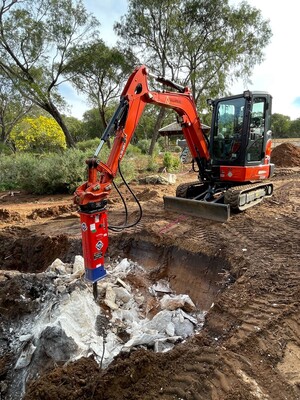 Allareas Earthmoving Pic 2 - Rock Breaking