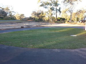 A Man A Ute & Tools Pic 5 - turf laying