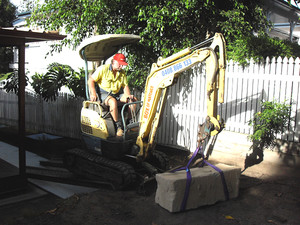 Box of Matches Pic 4 - Tight Access block work North Brisbane