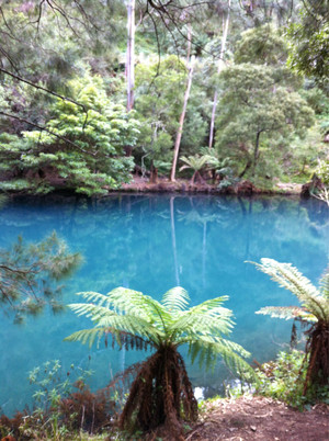 Jenolan Caves Cottages Pic 5 - The Blue Lake a must see for every visitor to Jenolan