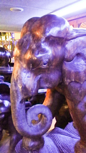 Chiangmai Thai Restaurants Pic 4 - I love the big elephants that stand either side of the entrance to the restaurant Theyre so huge awesome