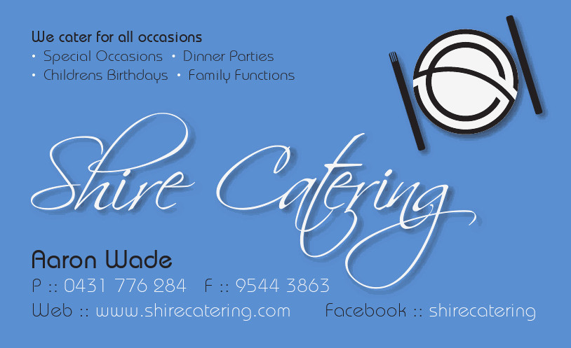 Shire Catering Pic 1 - Catering in the Shire