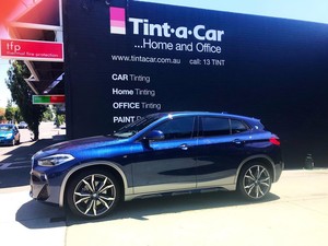 Tint A Car Box Hill Pic 4 - Mediterranean Blue BMW X2 with our famous Octane Tint