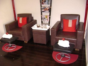 Mens Body Works Pic 3 - Manicure Pedicure area in the privacy of your own nook