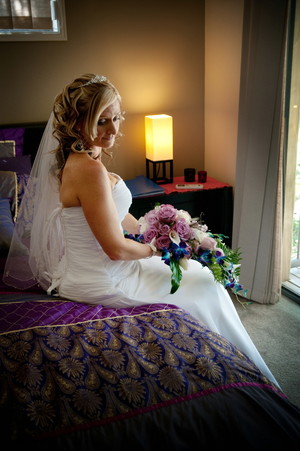 The Lilac Tree Pic 3 - fully wired cascading trailing bouquet of arum lilies roses orchids and ferns