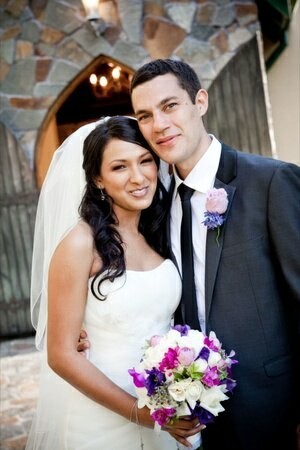 The Lilac Tree Pic 1 - Mixed flower bridal bouquet