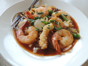 Choices Vietnamese Restaurant Pic 3 - Prawns Scallops and Squid in a Spicy Sauce