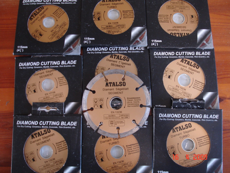 Atalso tools Pic 1 - 115mm diamon saw blades