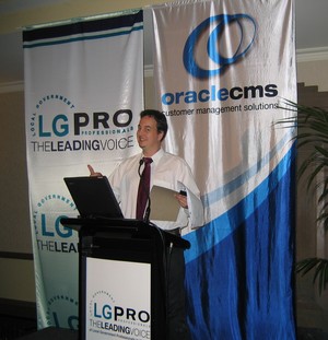 The Department of Humour Services Pic 3 - dhs at the lgpro conference 2007