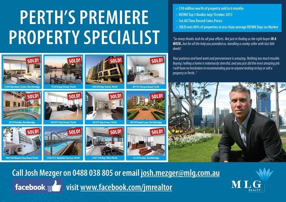 Josh Mezger Real Estate Agent Pic 2 - Perths Premiere Property Specialist