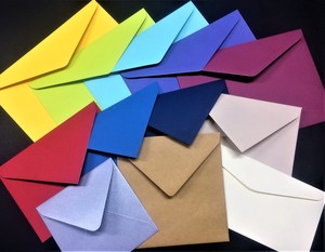 Amazing Paper Pic 3 - Envelopes in a large range of colours and a variety of sizes