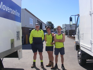 Movers Online Pic 5 - The three man crew is a very popular option for moving house in Brisbane