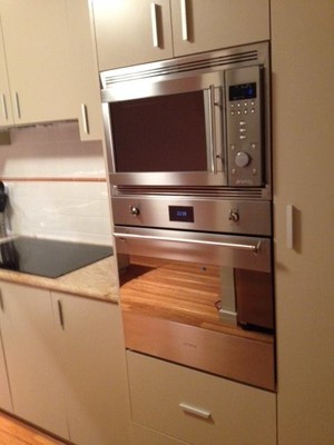 All Things Stainless Pty Ltd Pic 3 - Custom Stainless microwave Surround