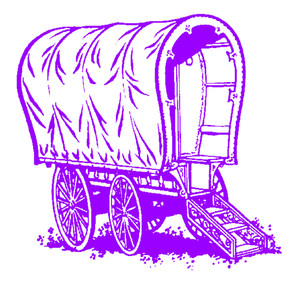 Gypsy Rose - Scissorcraft Pic 5 - Gypsy Rose Wagon hand painted drawing