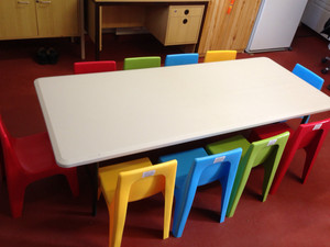 Bono Party Hire Pic 4 - For Hire Kids table chairs