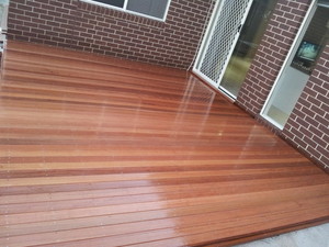 A to Z Handyman Services Pic 2 - Decking to cover plain concrete