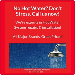 Melbourne Express Plumbing Pic 4 - No Hot water Call us