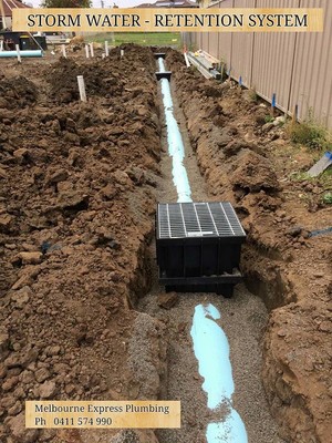 Melbourne Express Plumbing Pic 5 - Storm Water Retention System