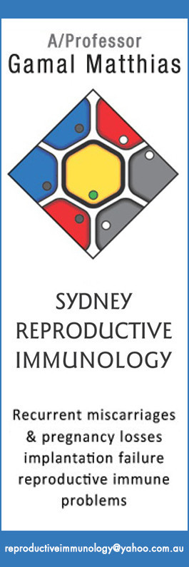 A/Professor Gamal Matthias, Sydney Reproductive Immunology Pic 2 - OUR MISSION Beating Miscarriages and pregnancy losses one at a time