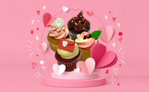 Little Cupcakes Pic 4 - Valentines Day Cupcakes