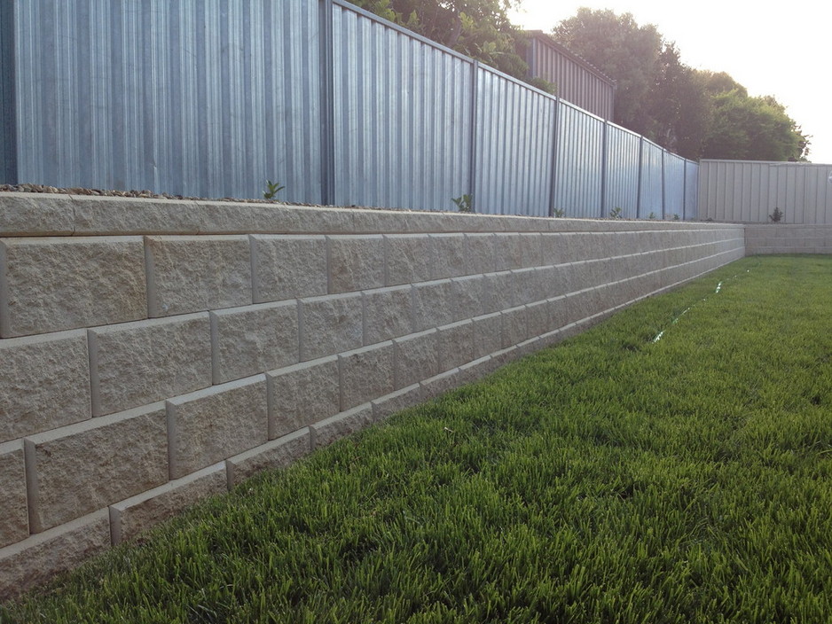 Freedom Landscapes Pic 1 - Recently built retaining wall