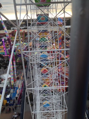 Royal Adelaide Show Pic 4 - This is the only ride Ill go on Ferris wheel is great for everyone