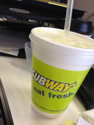 Subway Pic 3 - Mango Smoothie from Subway