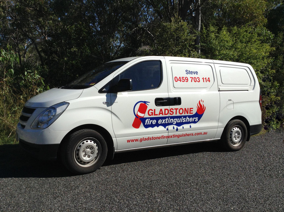 Gladstone Fire Extinguishers Pty Ltd Pic 1 - New signwriting