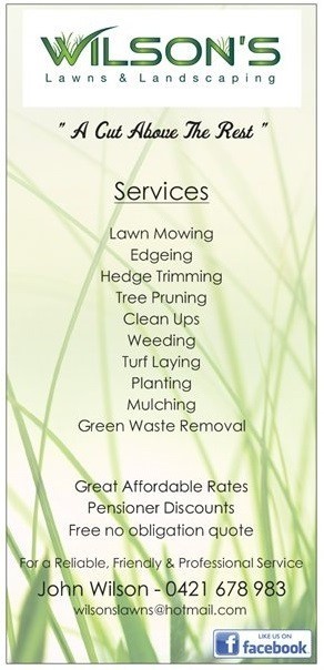 Wilson's Lawns & Landscaping Pic 1