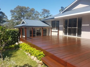 Jared's Property Maintenance Pic 4 - After Back Deck sanded and finish coats applied