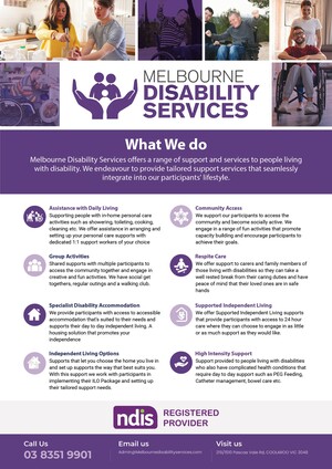 Melbourne Disability Services Pic 5 - Our NDIS Support Services