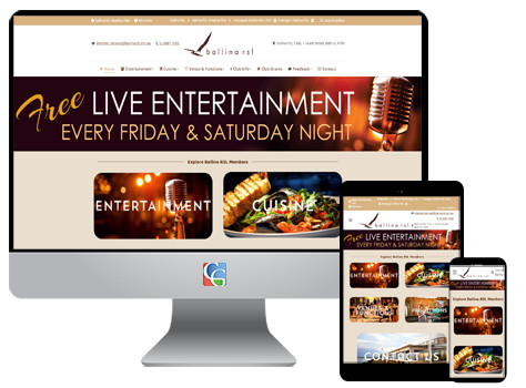 Creative Ground - Web Design Pic 1 - Ballina RSL